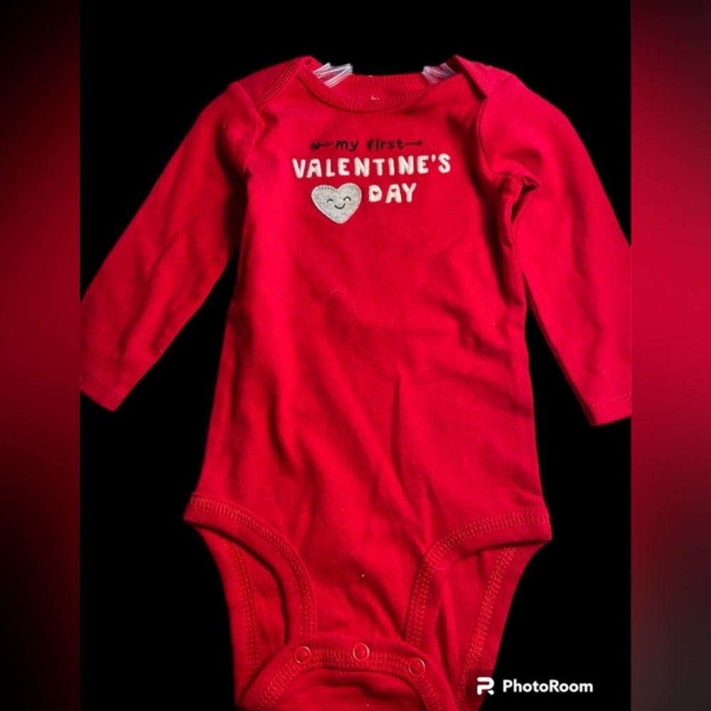NWOT Carter's my first Valentine's Day onesie